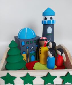 Masjid painted scaled